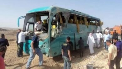 مأساة جنوب سيناء: حافلة على طريق دهب–نويبع تودي بحياة 21 شخصاً